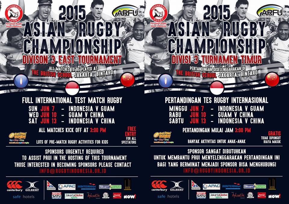 2015 ARC Div 3 East Tournament Coming Soon to Jakarta