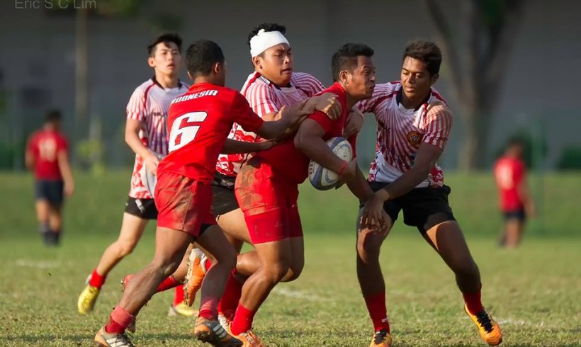 Tim Nasional Rugby Indonesia pada kejuaraan SEA 7s Singapore