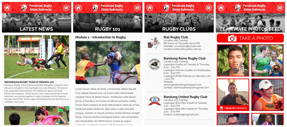 Indonesian Rugby Mobile Application Launched