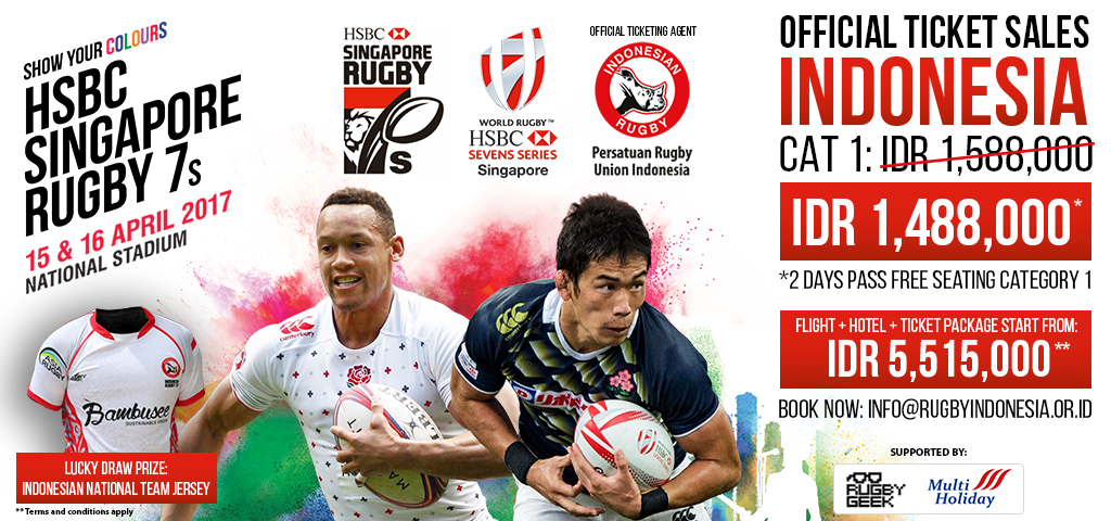 Singapore Rugby 7s 2017 Ticket on Sale