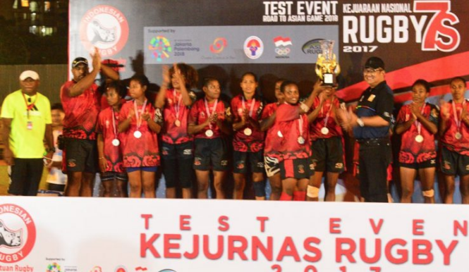 [Liputan Berita]: Harianpapuanews.com 27 Oct 2017 Tim Rugby Putri Papua Juara Kedua Ajang Kejurnas Rugby 2017