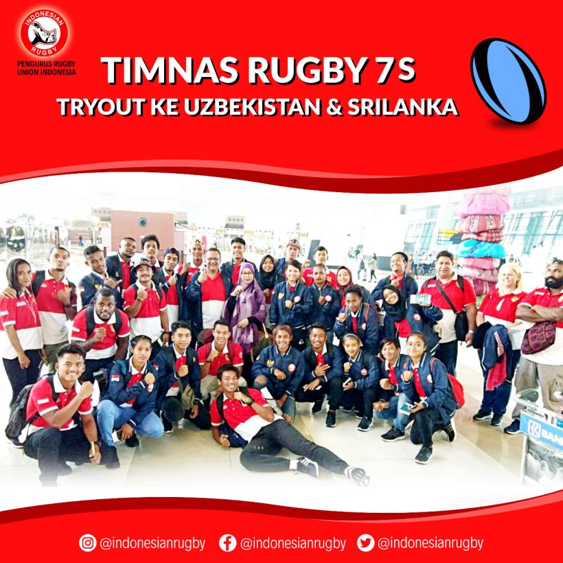 Timnas Rugby 7s Putra dan Putri Try Out ke Uzbekistan dan Sri Lanka